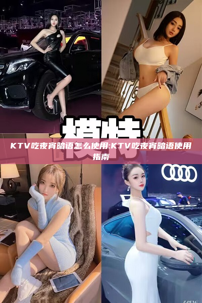 KTV吃夜宵暗语怎么使用:KTV吃夜宵暗语使用指南